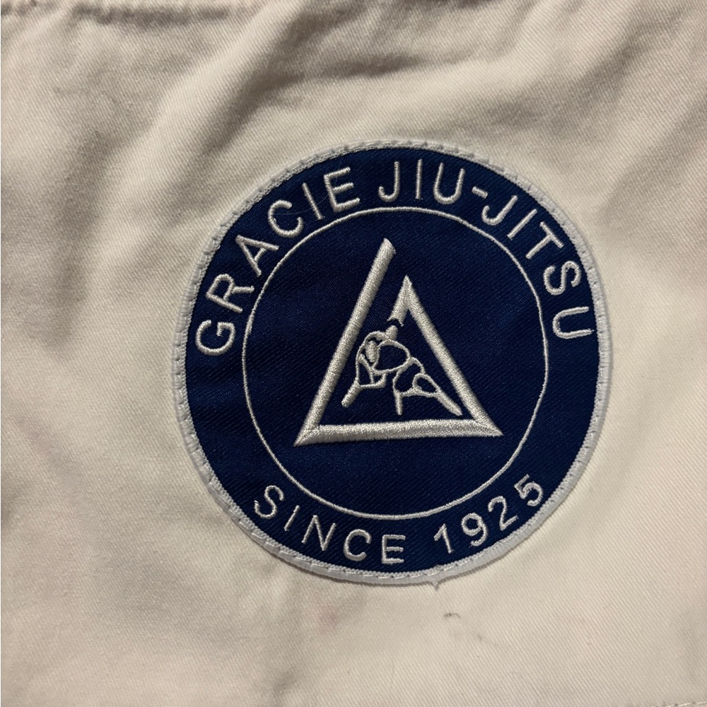 Gracie Jiu-Jitsu White Gi Patch